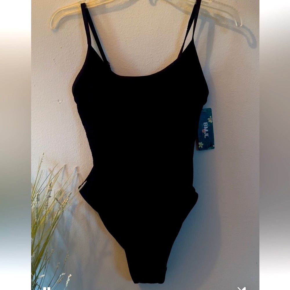 Black One-Piece Swimsuit